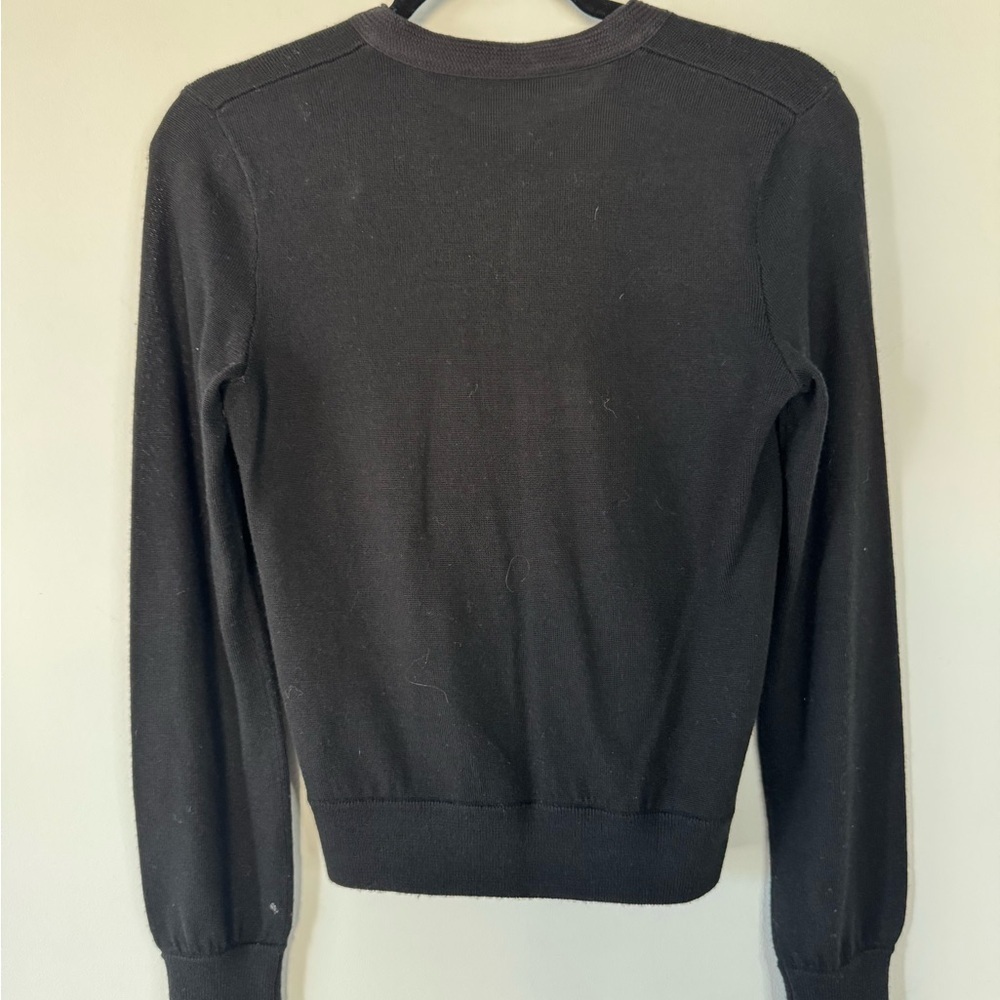 Hugo Boss Black Cardigan with Decorative Front Detailing | Size M - Picture 9 of 16